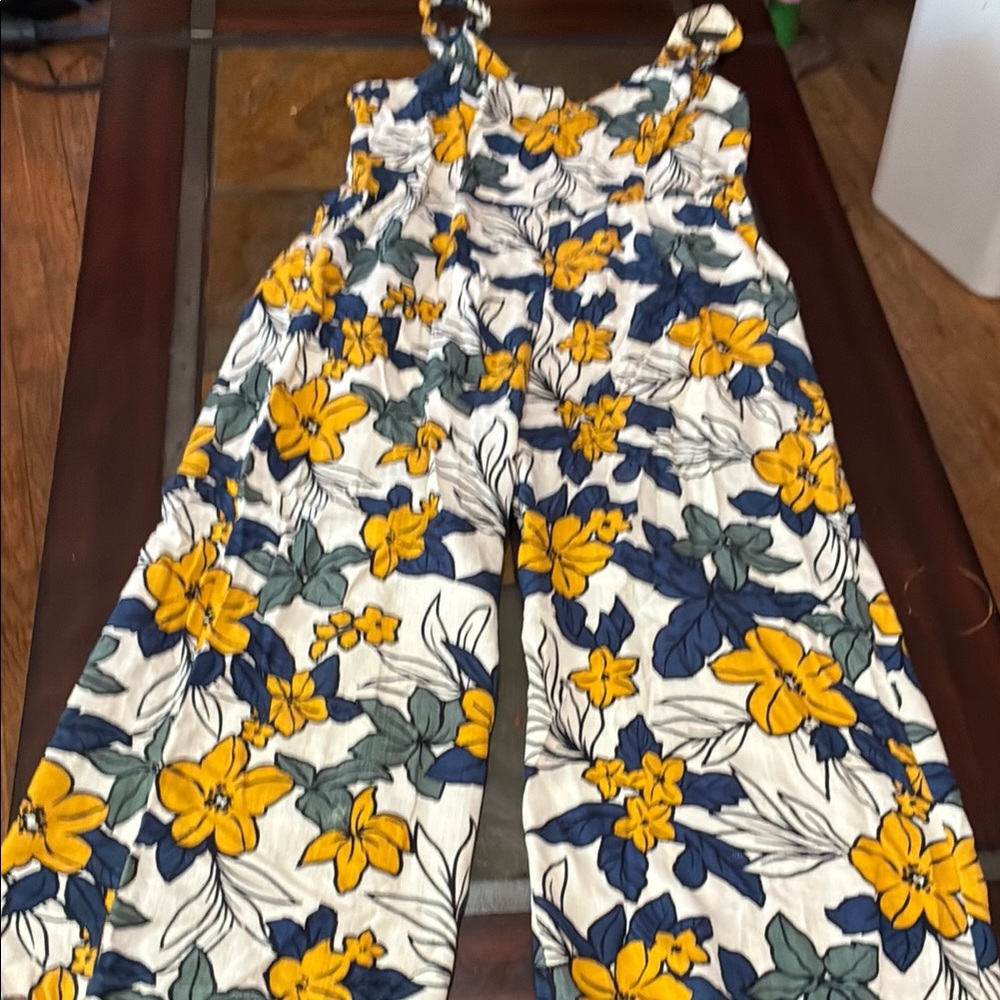 Hei Hei Floral Jumpsuit with Yellow and Blue Flowers